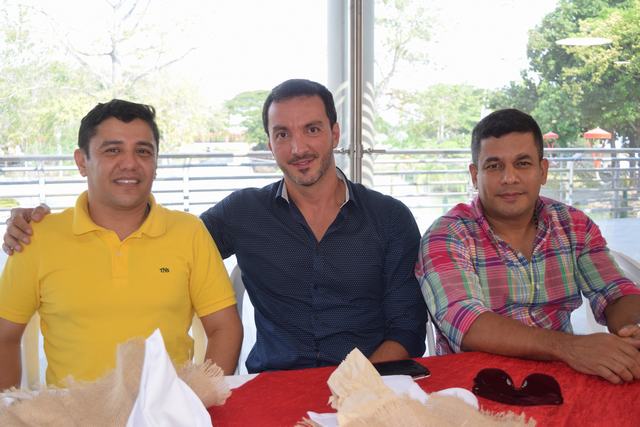 Mauricio Tamayo, Aníbal Charry y Yoyi Ortiz.